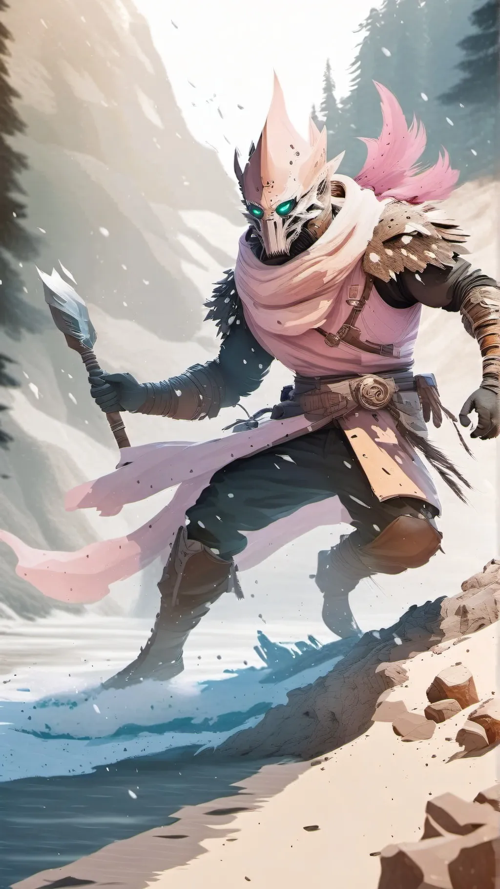 ai character: arc protogen GORE! background