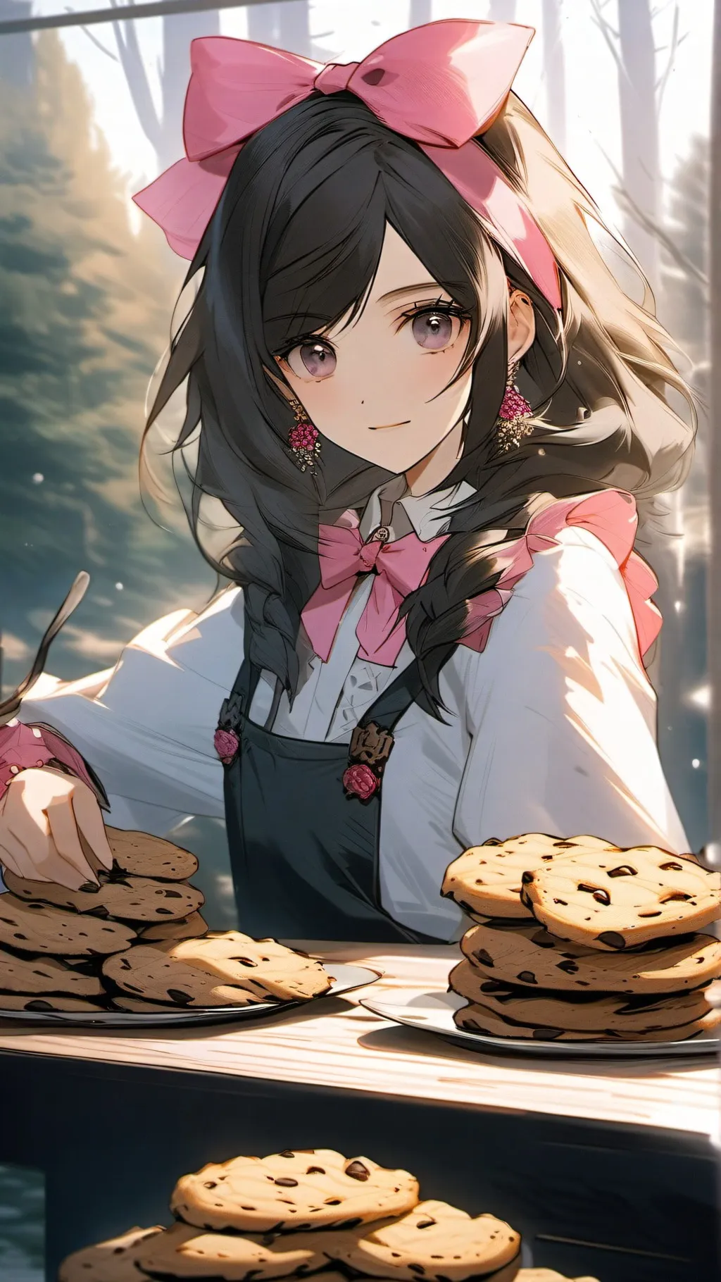ai character: Sophia da cookie!! background