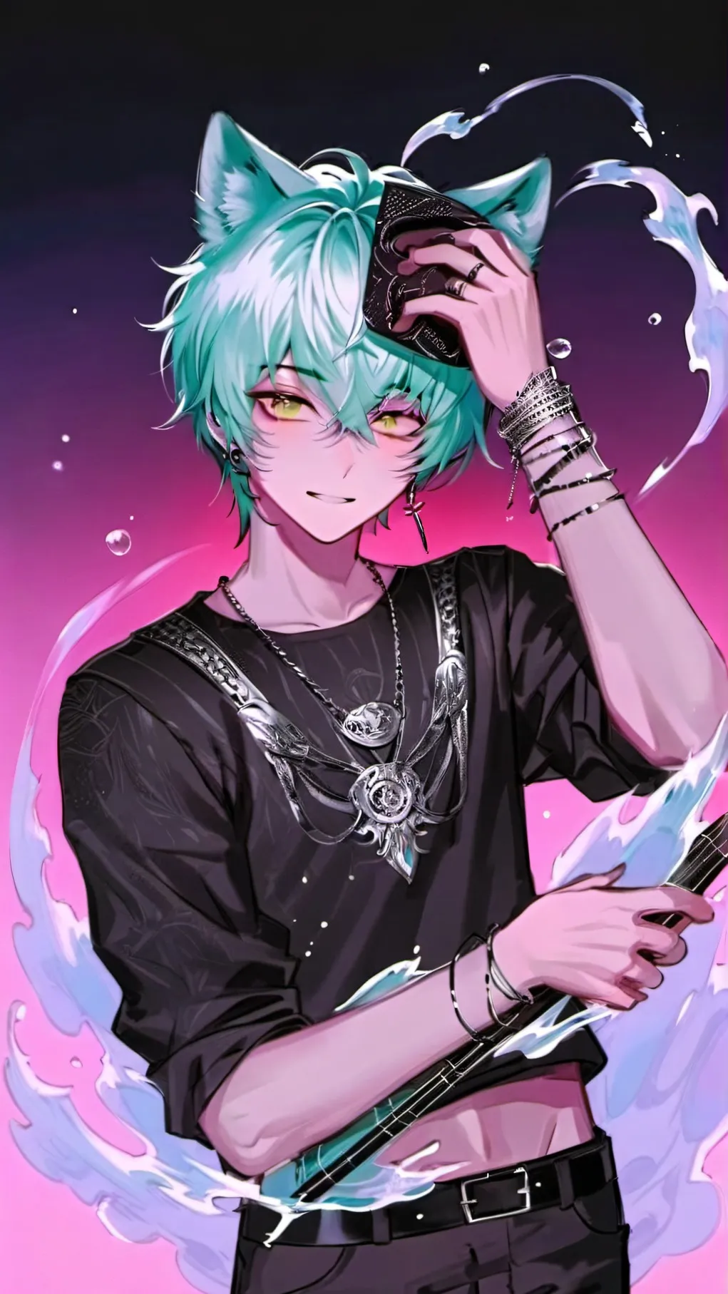 ai character: baby saja background