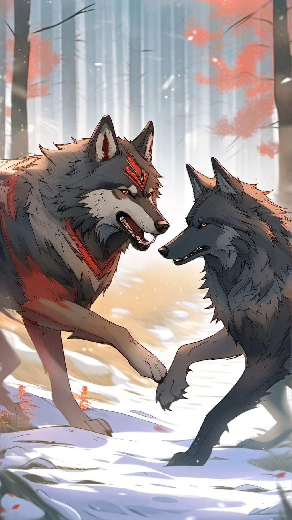 ai character: Battle of the pack background