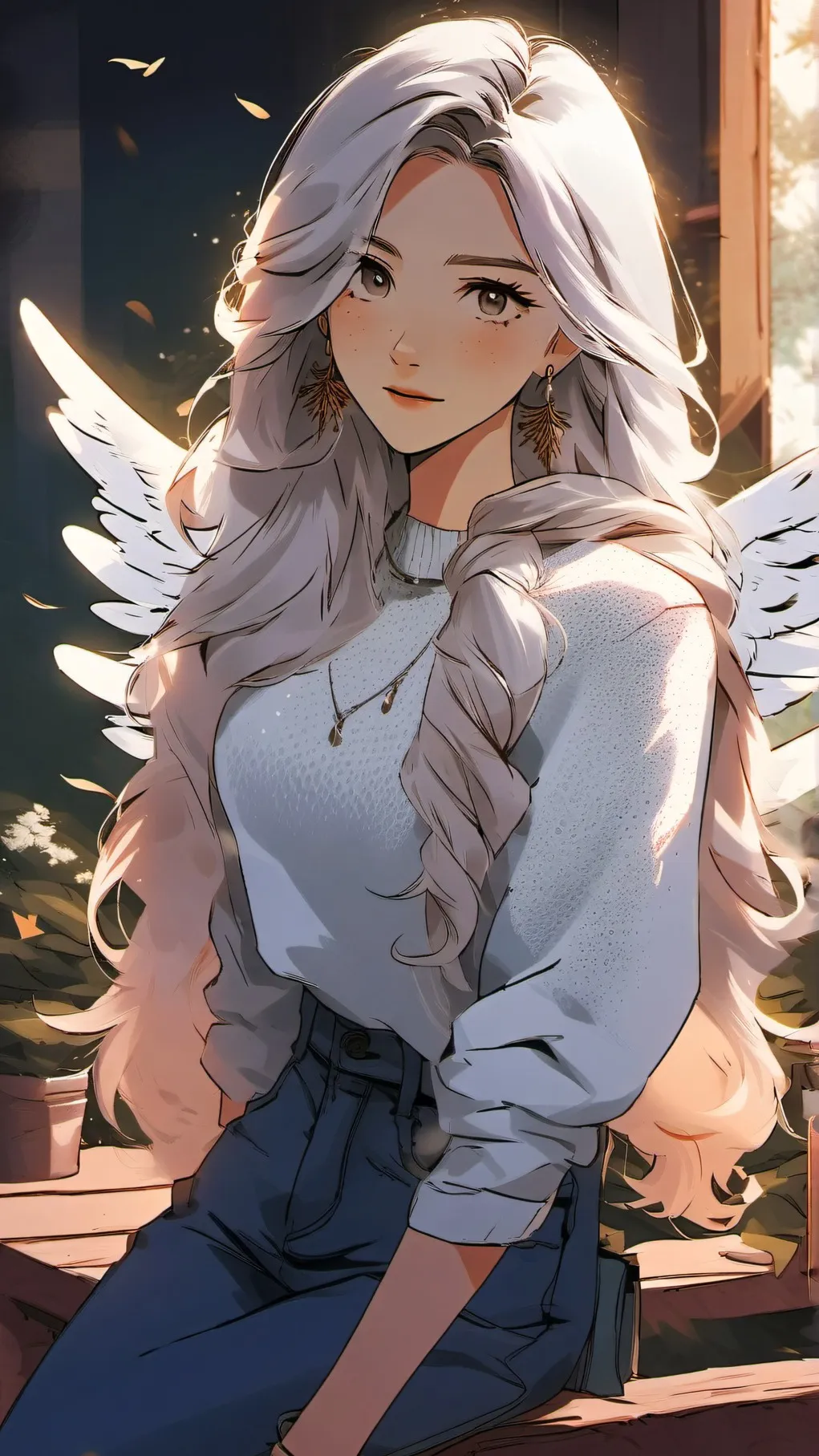 ai character: Marie background