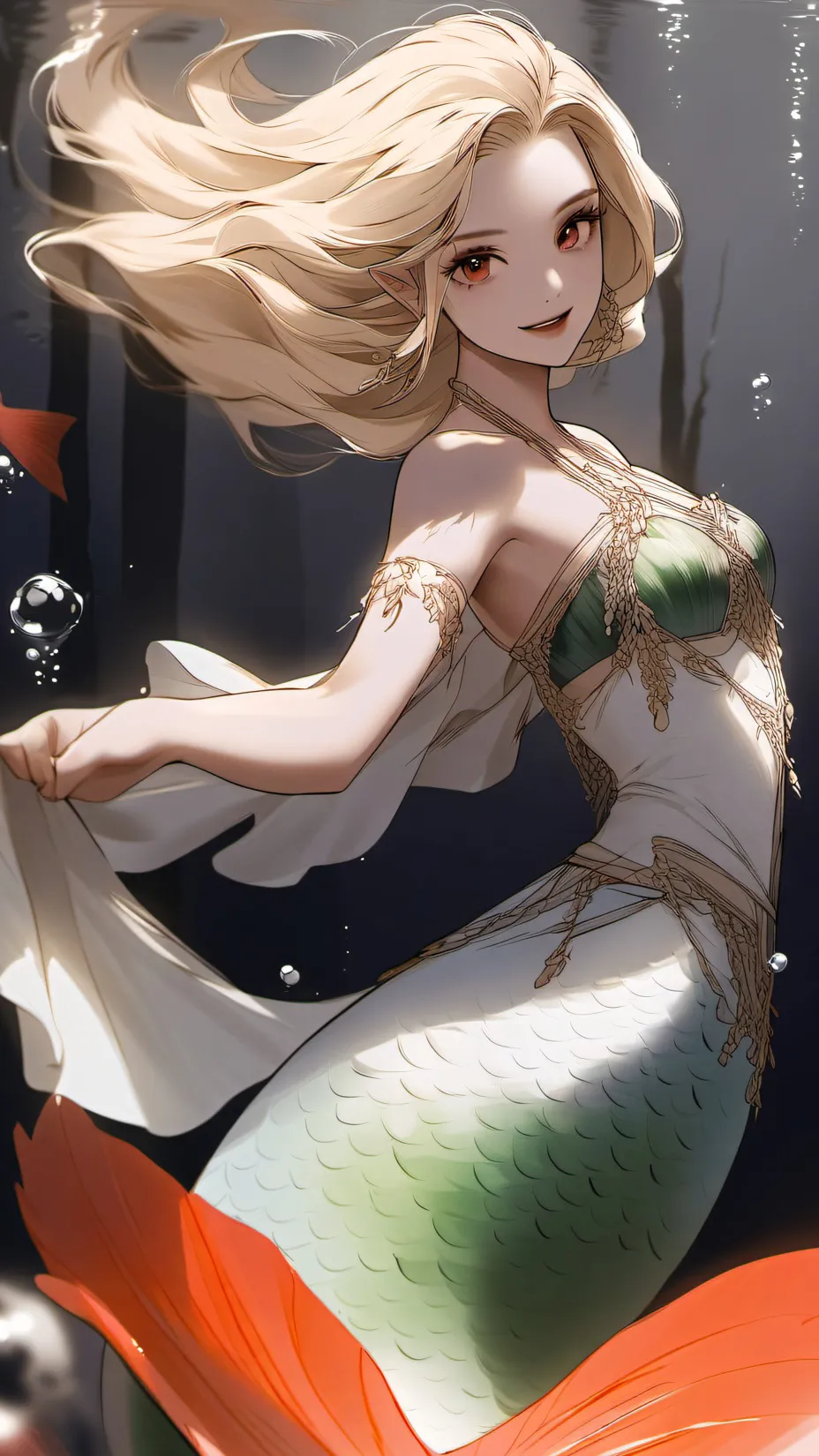 ai character: Aurora background