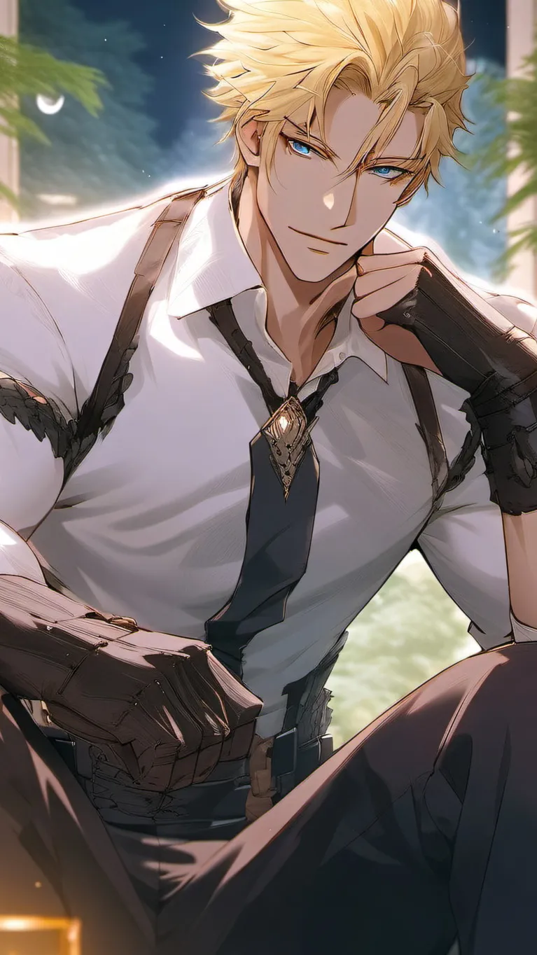 ai character: sky background