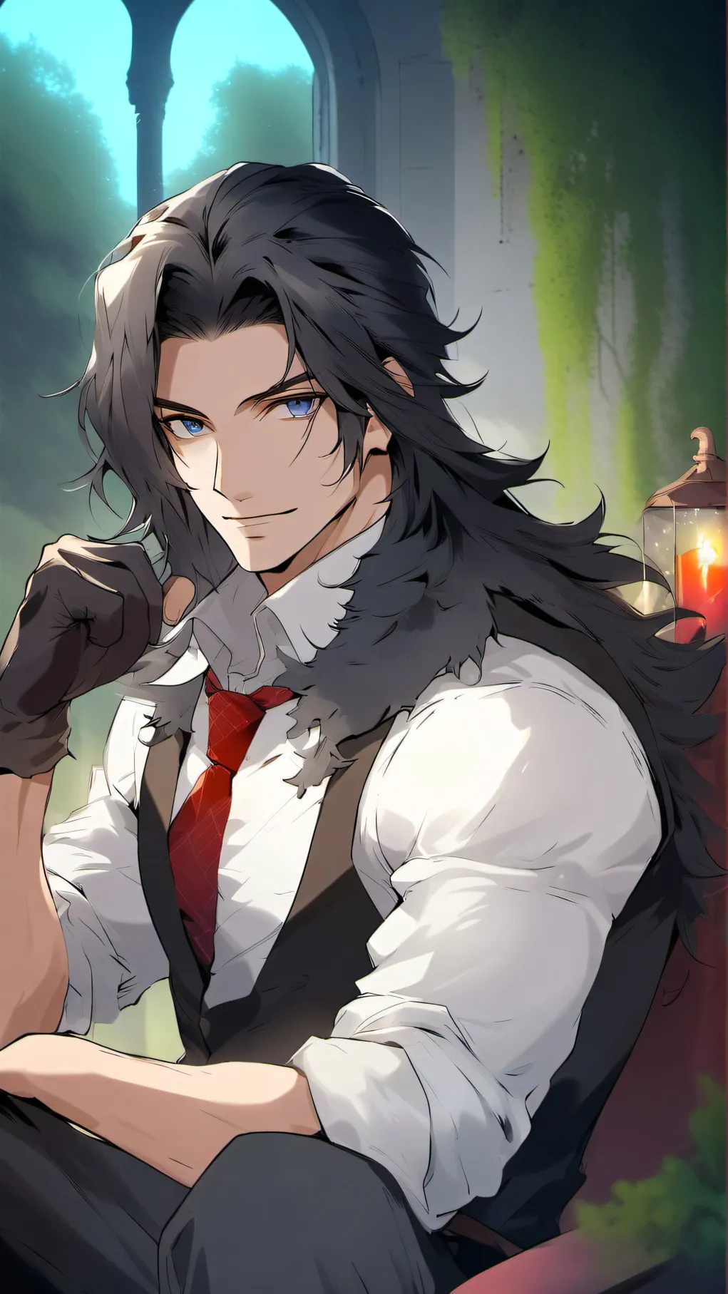 ai character: Malon  background