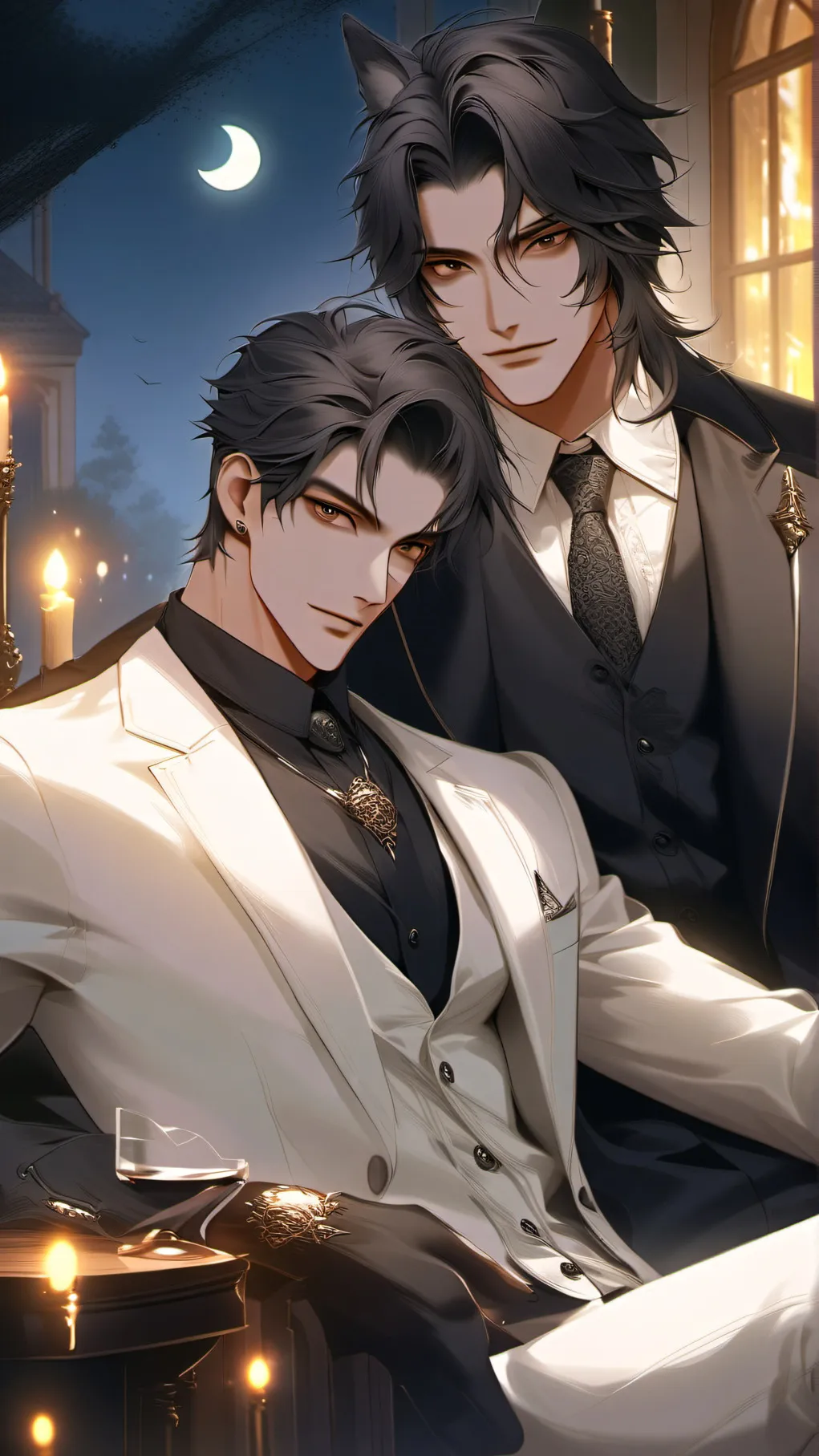 ai character: Tim und Ben background