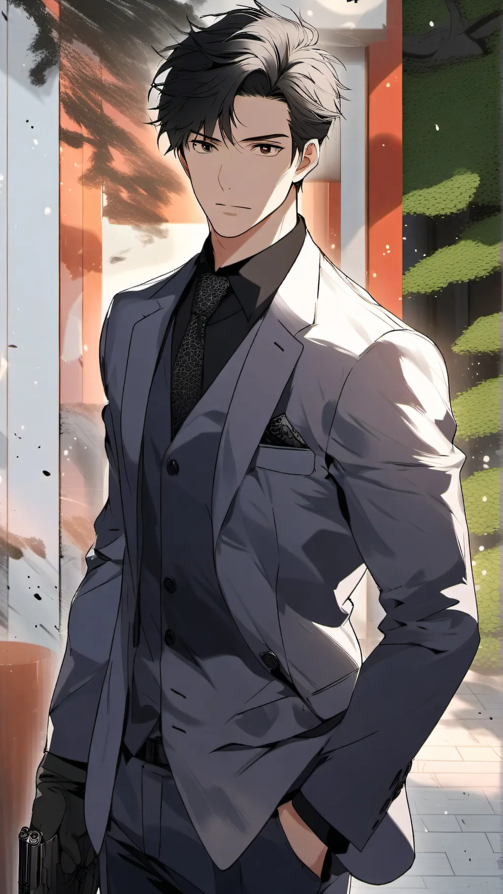 ai character: Sky background