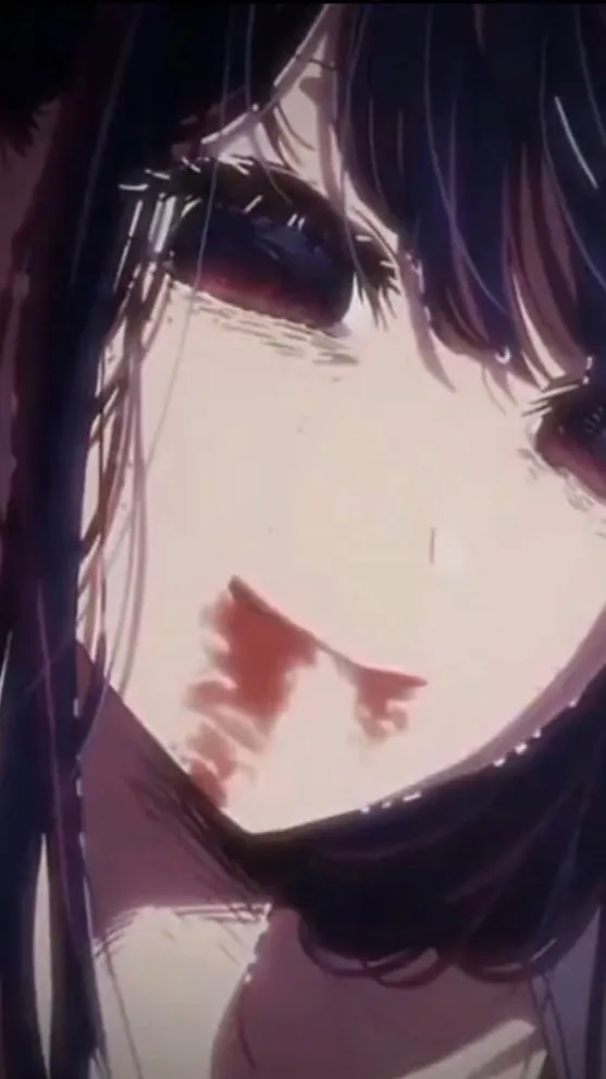 ai character: Ai Hoshino stabbed background