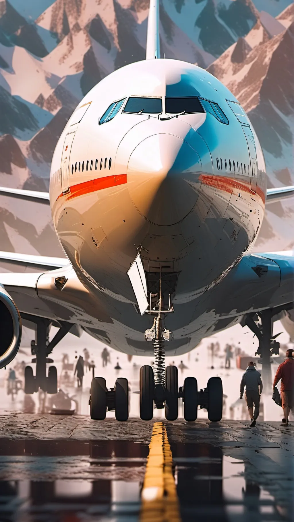 ai character: Air force one background