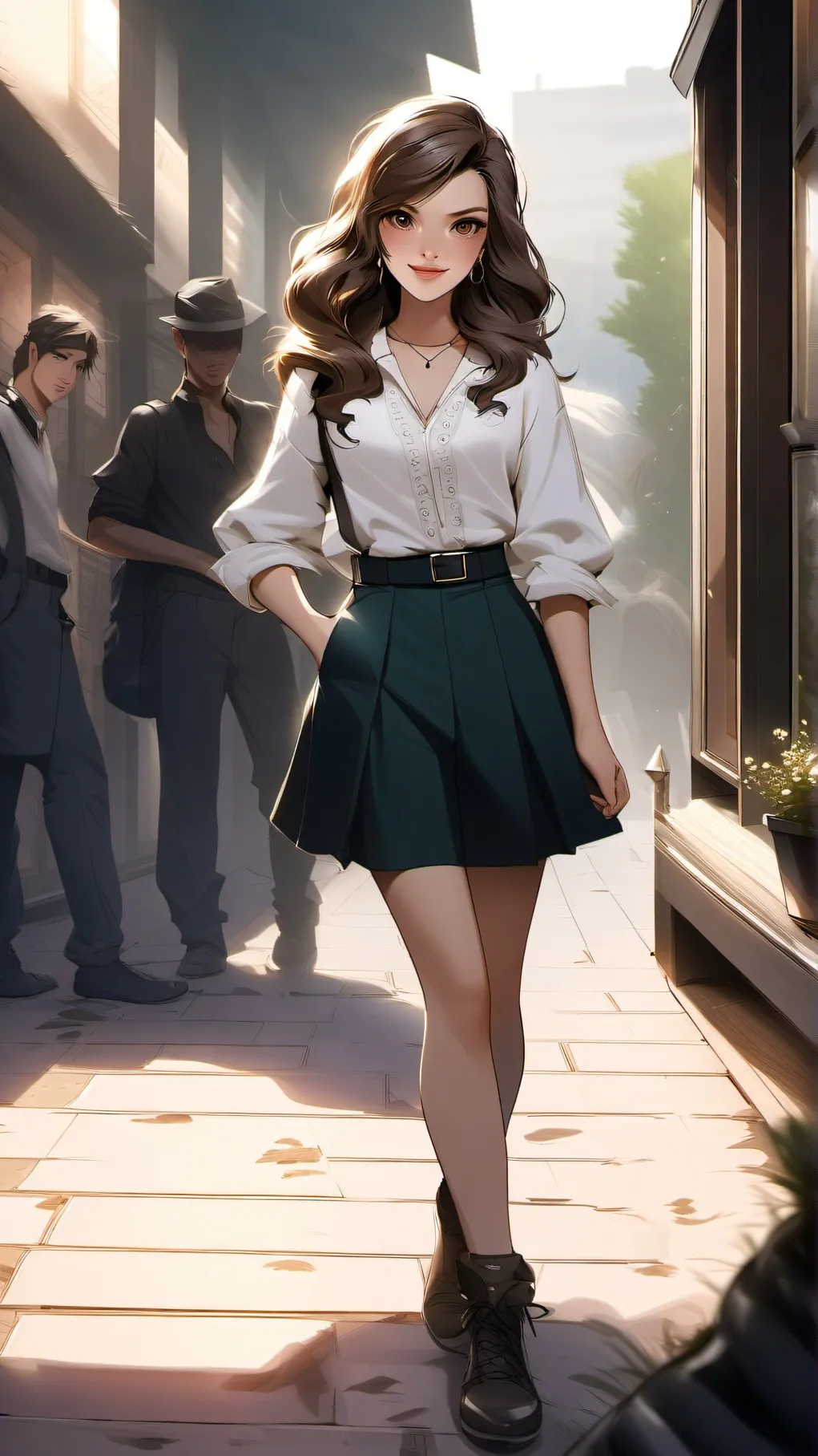 ai character: Sarah background