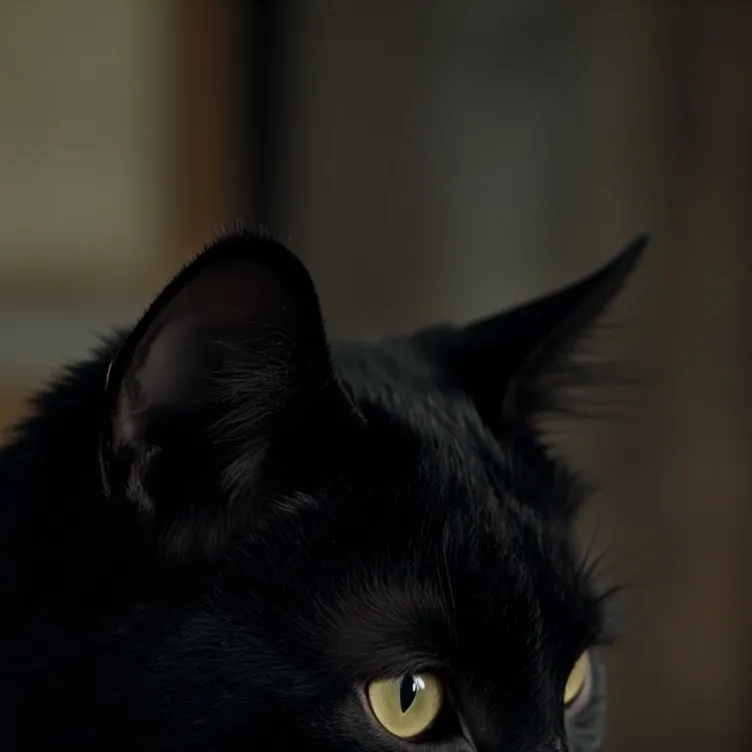 chat with ai character: Black cat