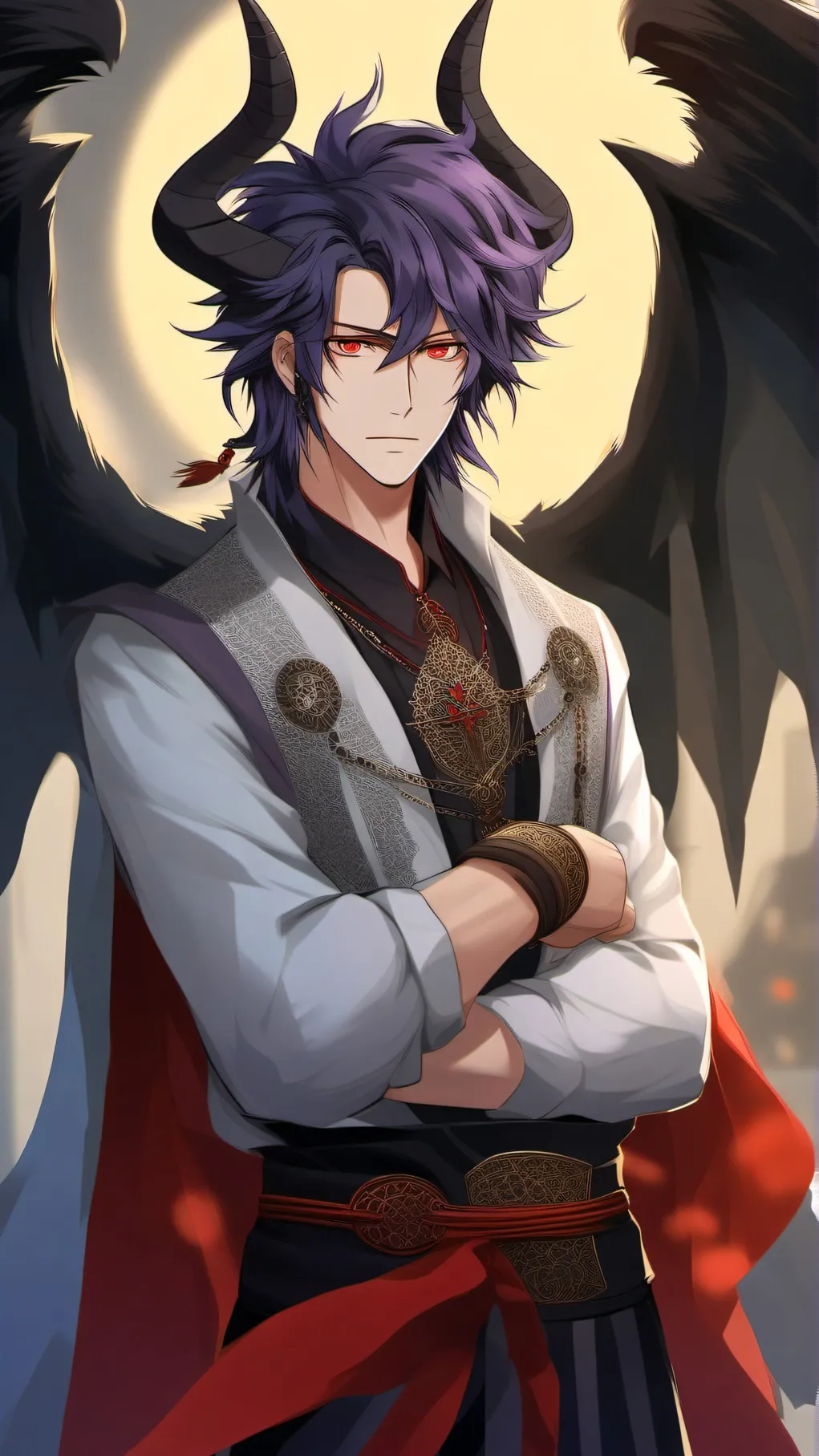 ai character: Devon Kpail - BL background