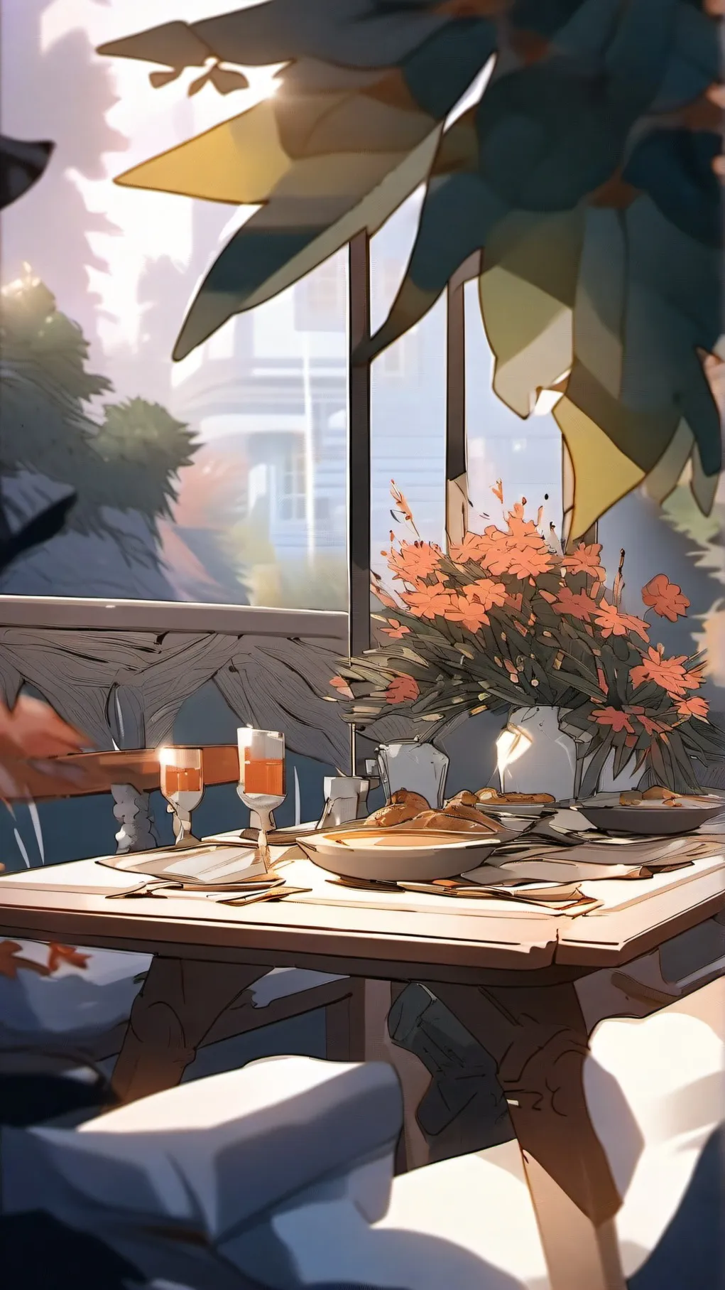 ai character: Family Dinner background