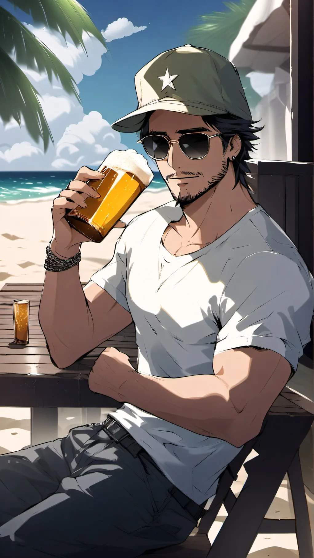 ai character: Uncle David background