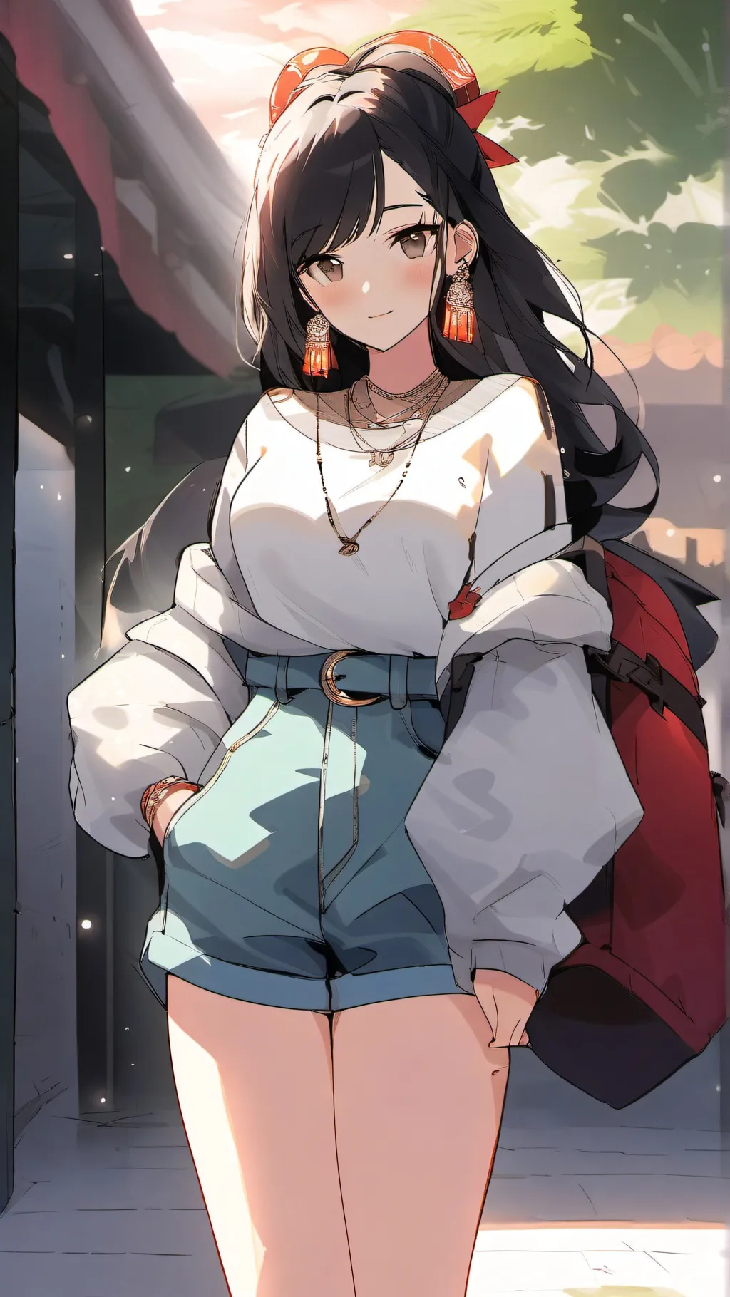 ai character: Gassy background