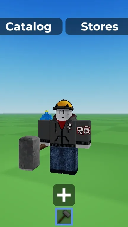 ai character: builderman background