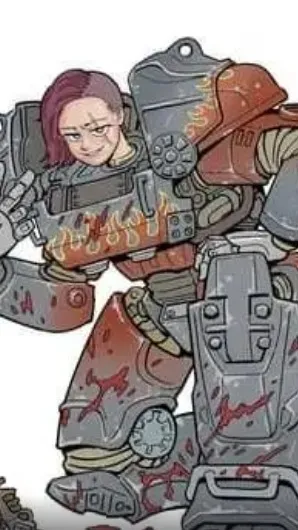 ai character: Ellie-fallout background