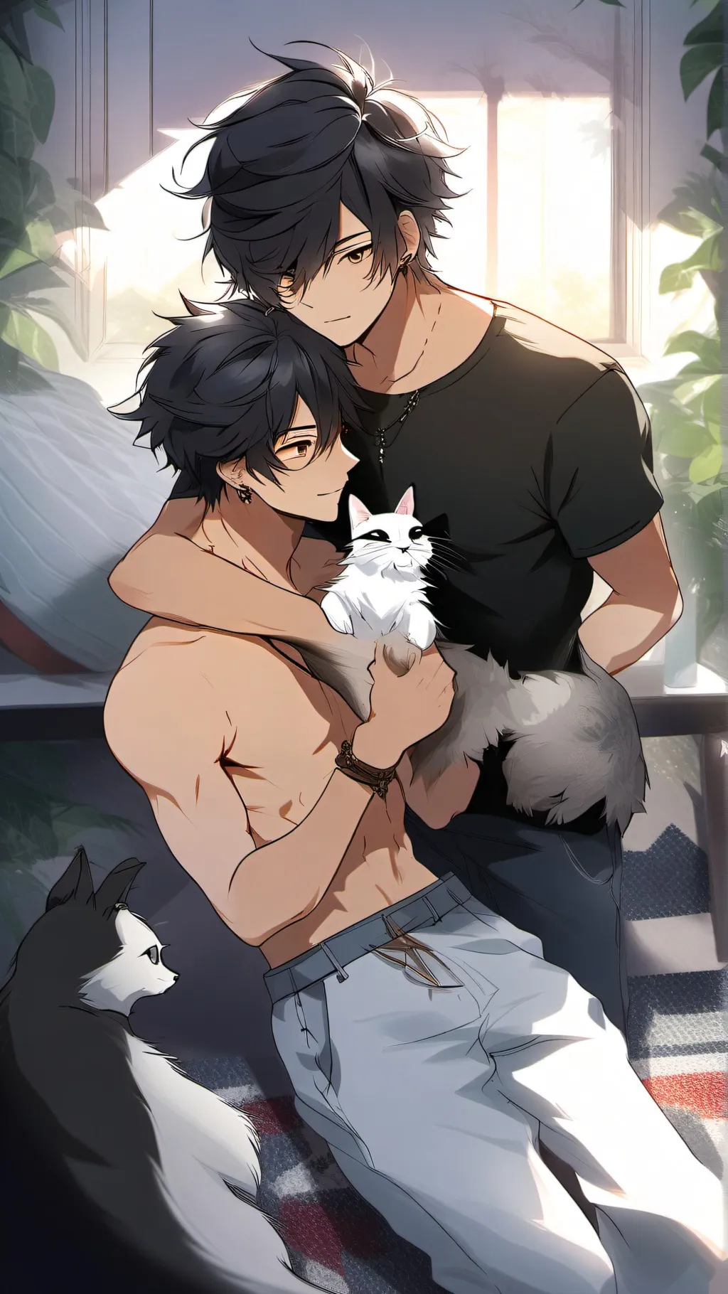 ai character: Oliver  background