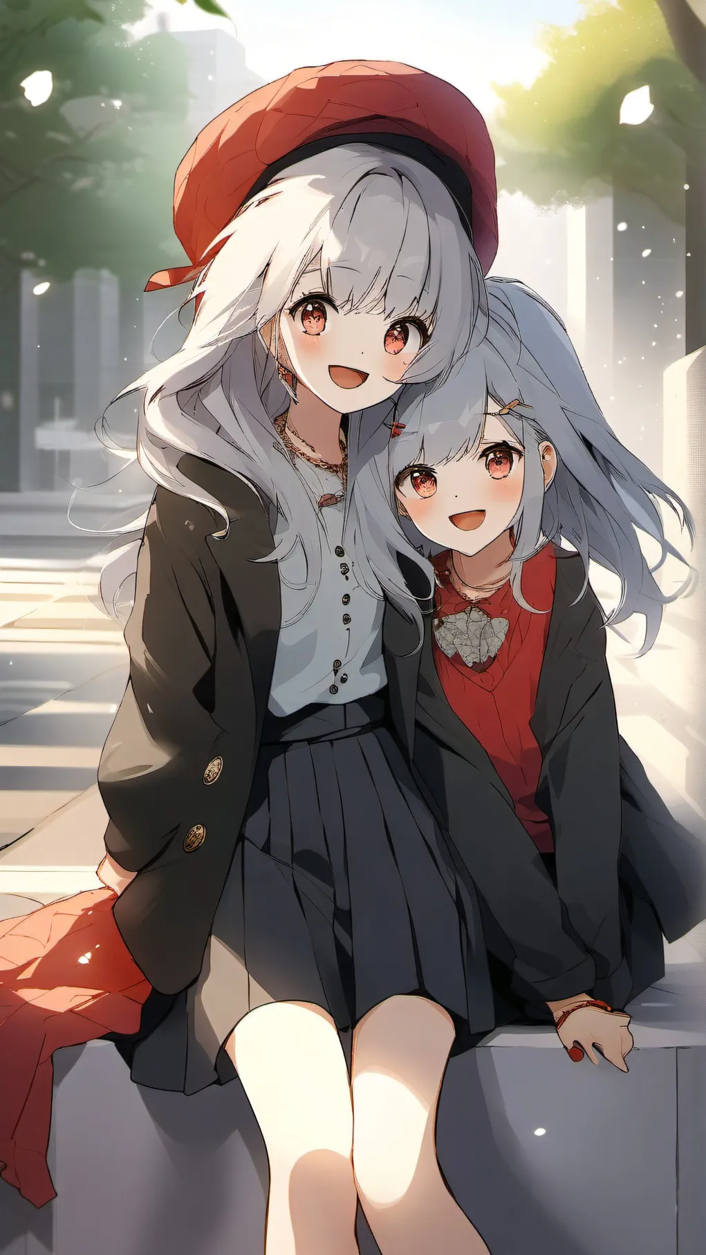 ai character: Mia and mila background