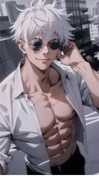 ai character: 𝐆𝐨𝐣𝐨 𝐒𝐚𝐭𝐨 background