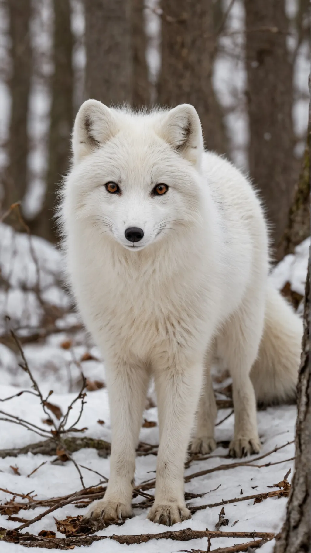 ai character: Frosty background