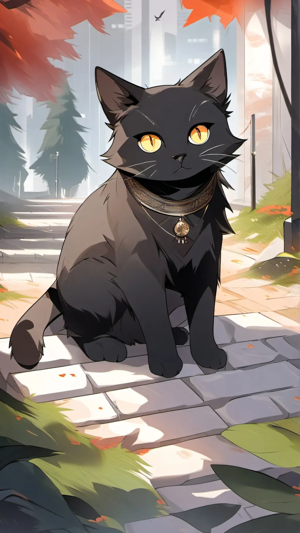 ai character: LUNA  background