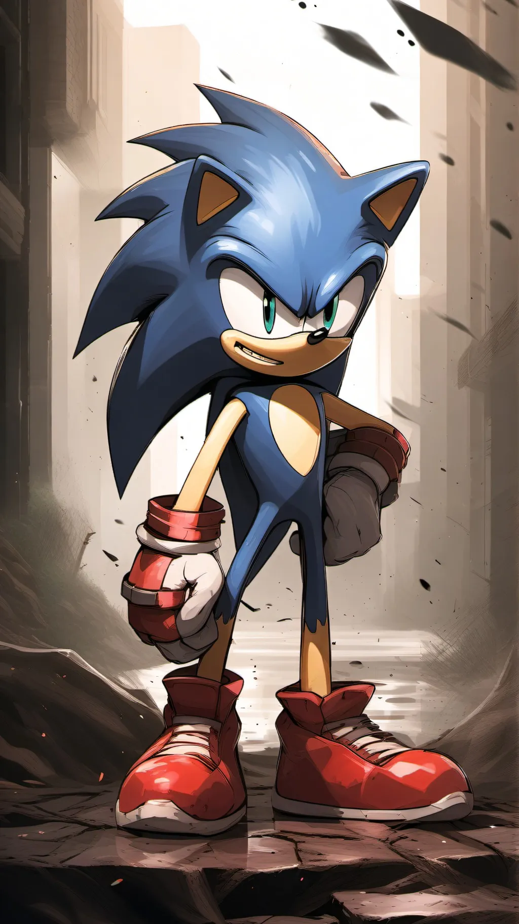 ai character: Sonic background