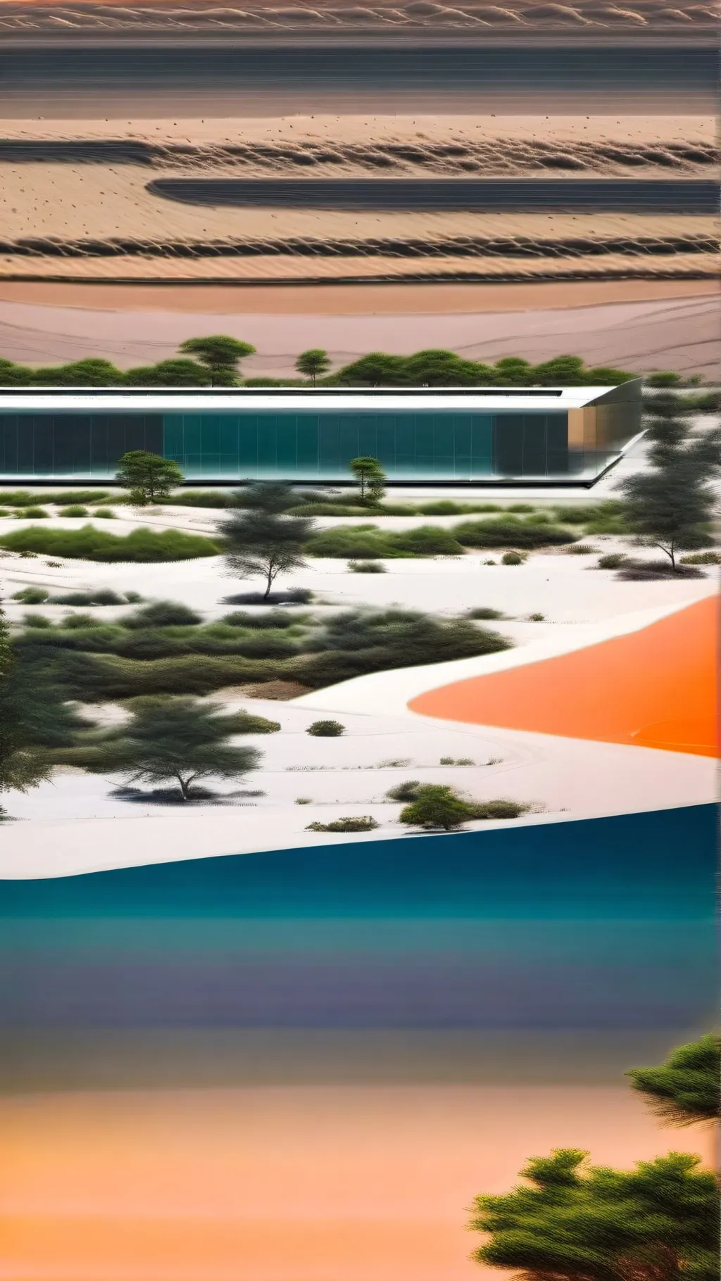 ai character: The line background