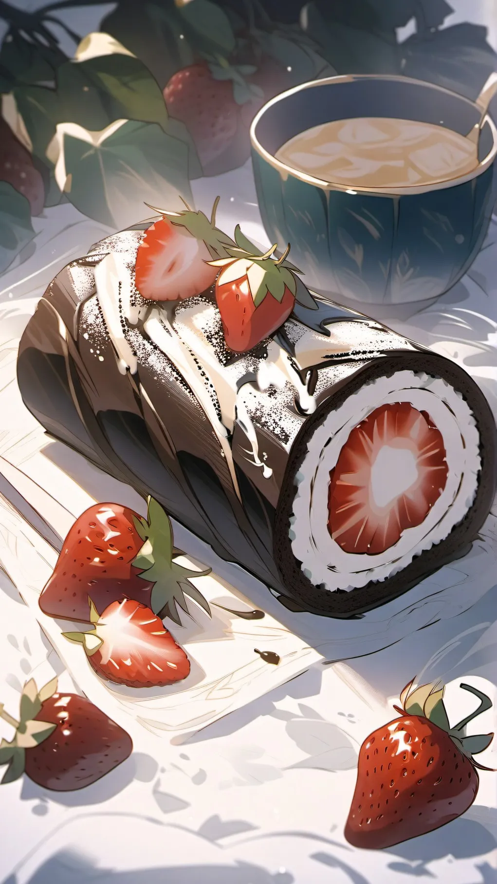 ai character: Fruitcake! background