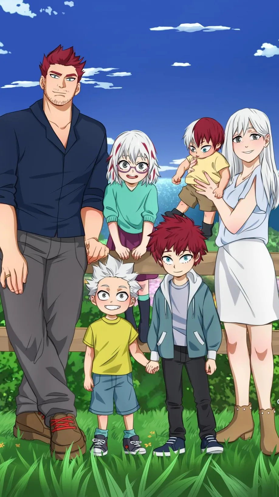 ai character: +Todoroki Family+ background