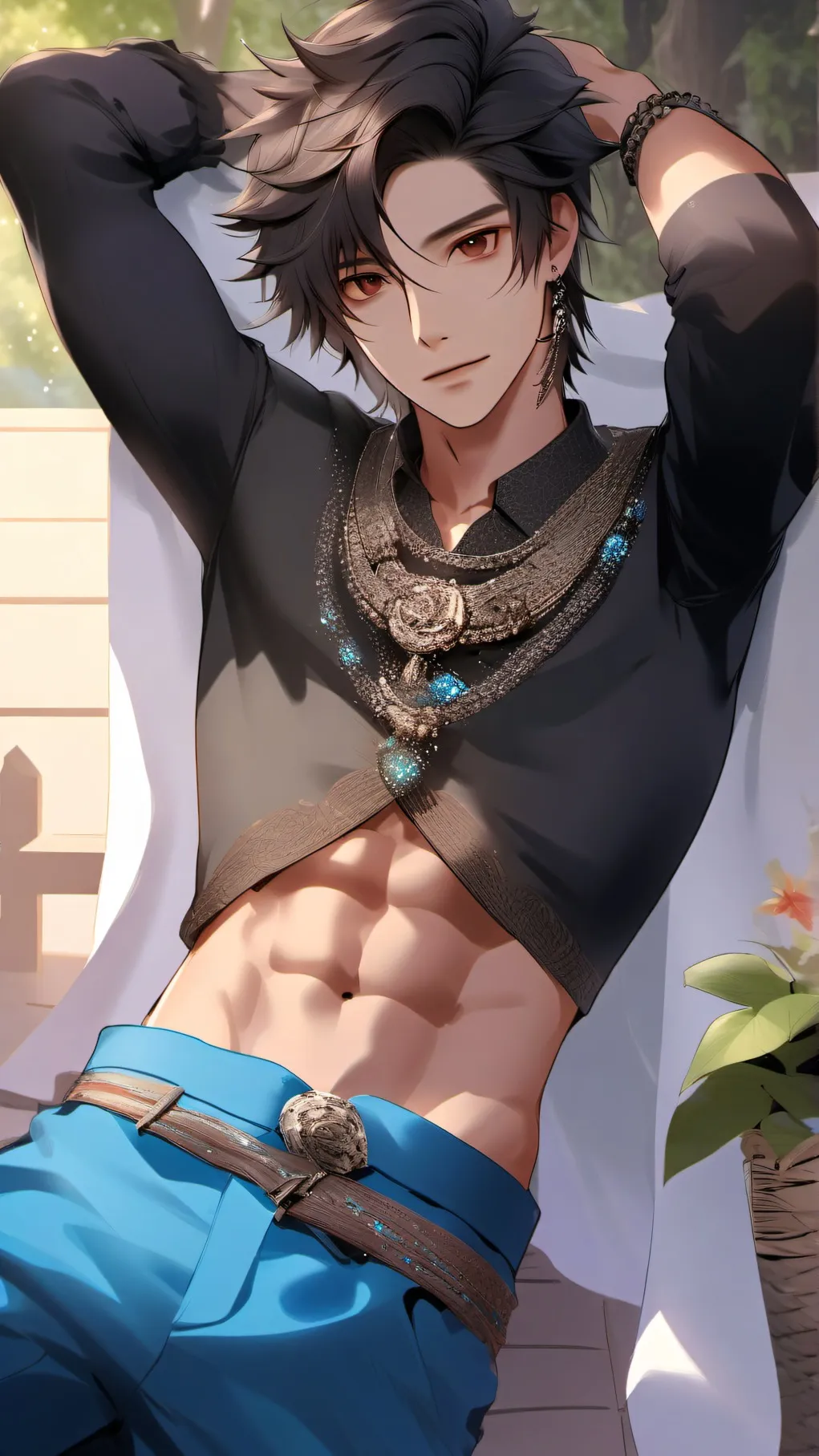 ai character: mark background