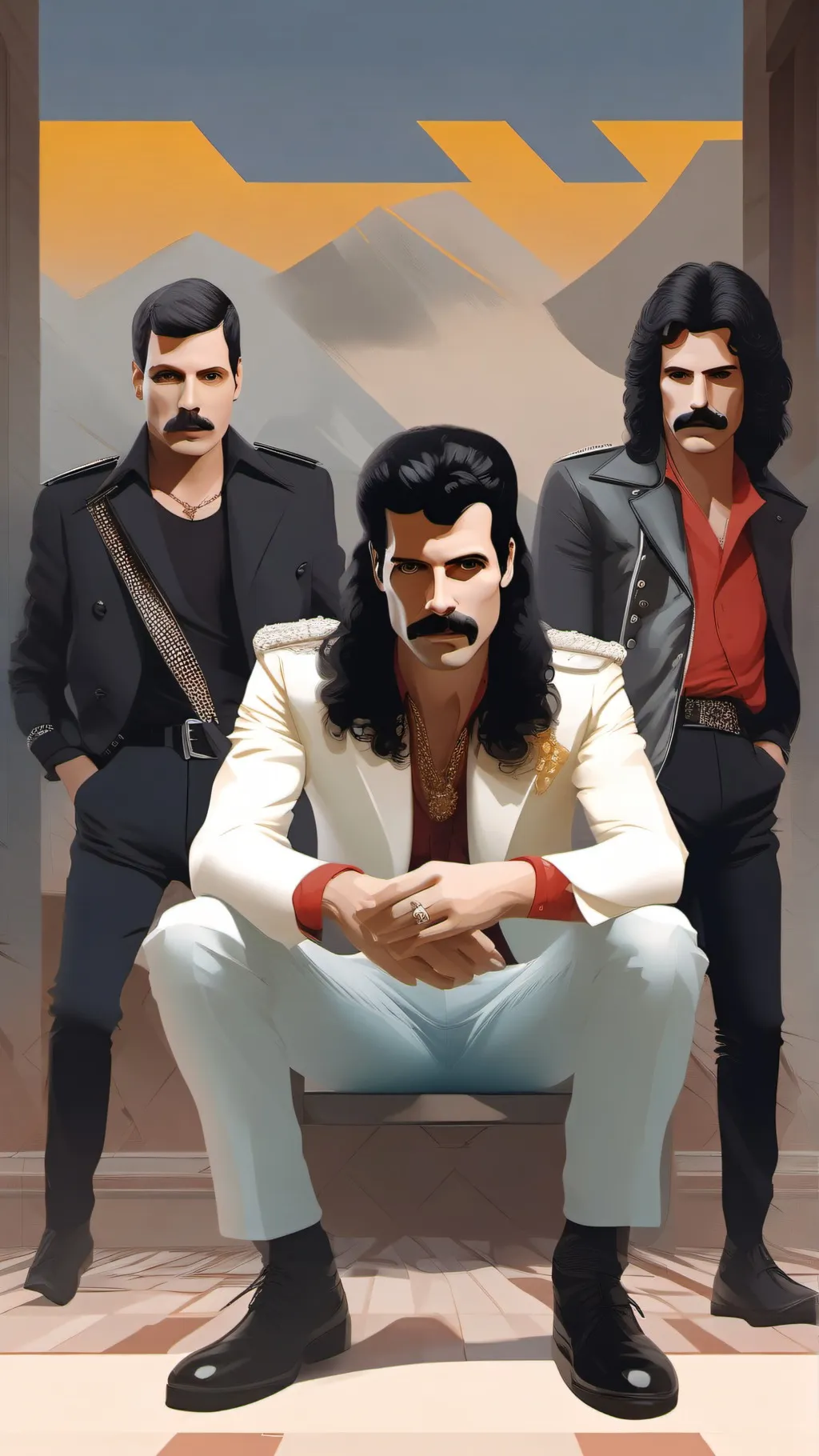 ai character: Queen background