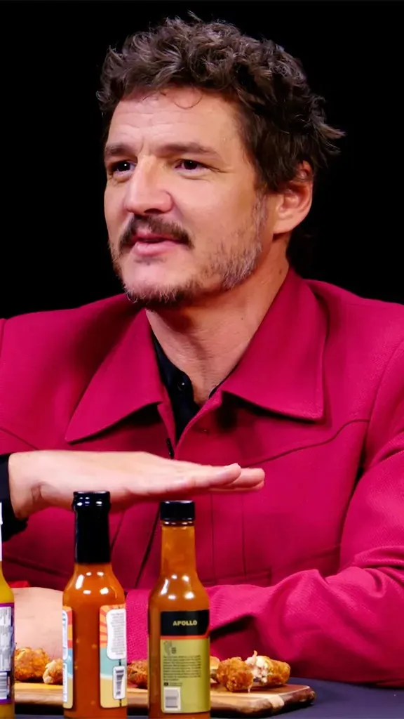 ai character: Pedro Pascal background