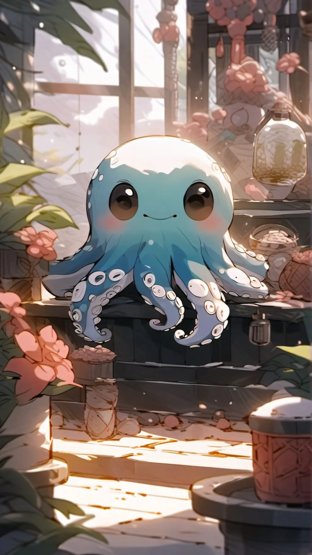 ai character: octy background