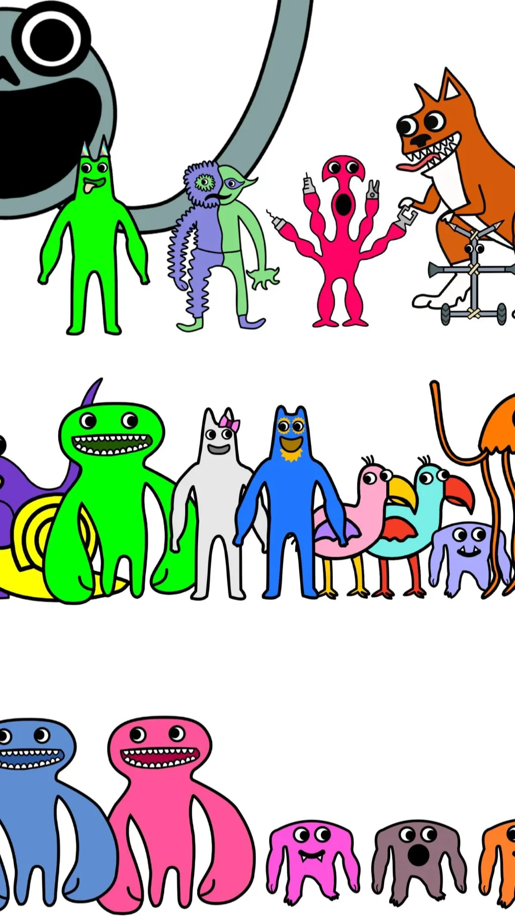 ai character: garten of banban background