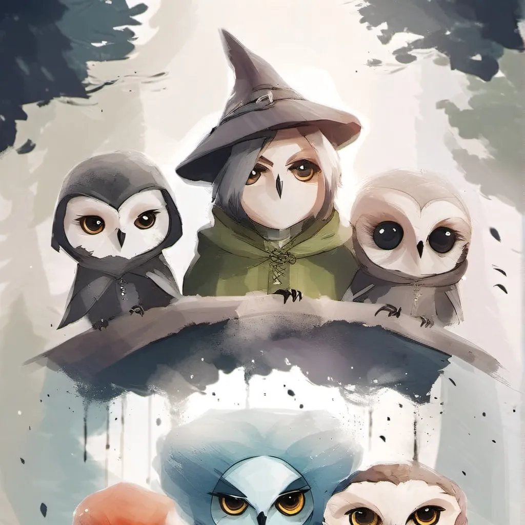 chat with ai character: Coven head puppets