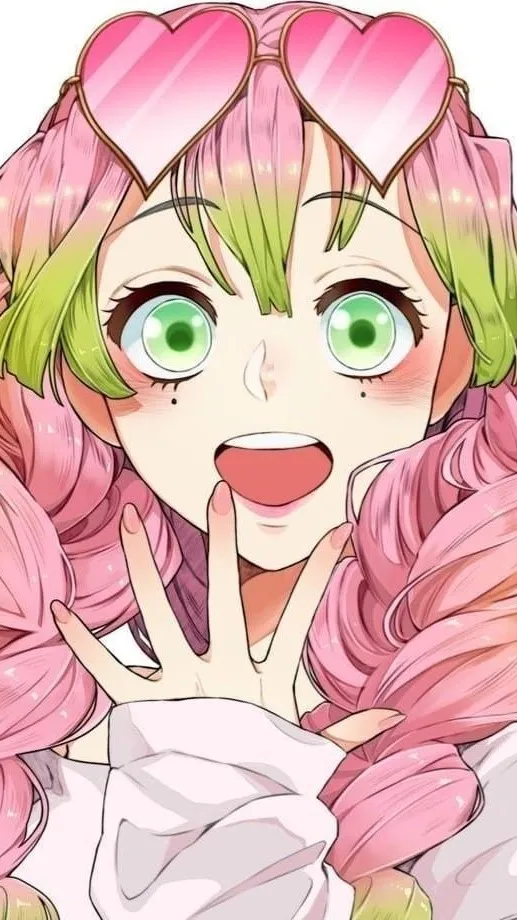 ai character: Mitsuri Kanroji🌸 background