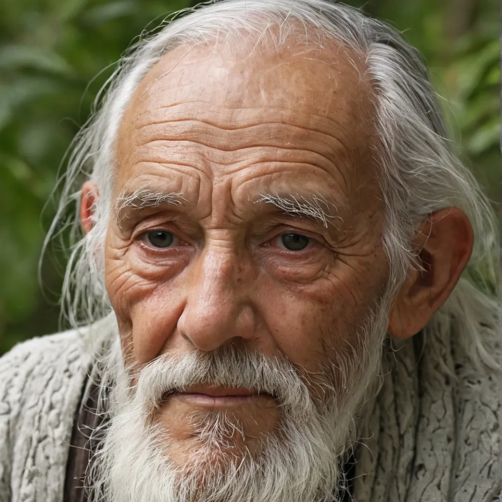 chat with ai character: Serene elder