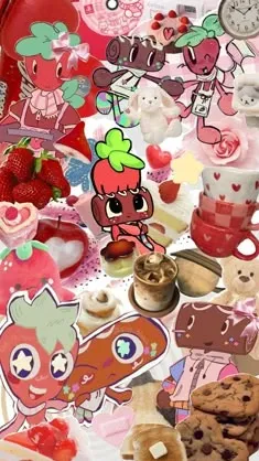 ai character: Fruitcake background