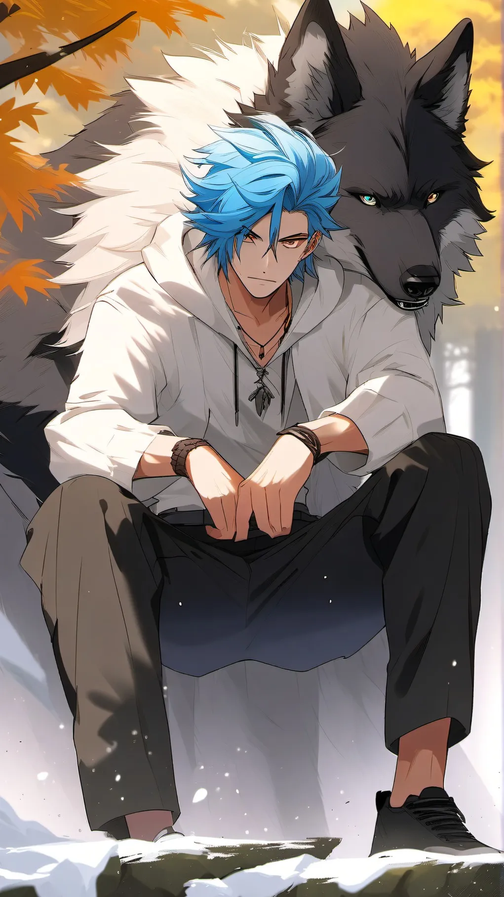 ai character: Isaac  background