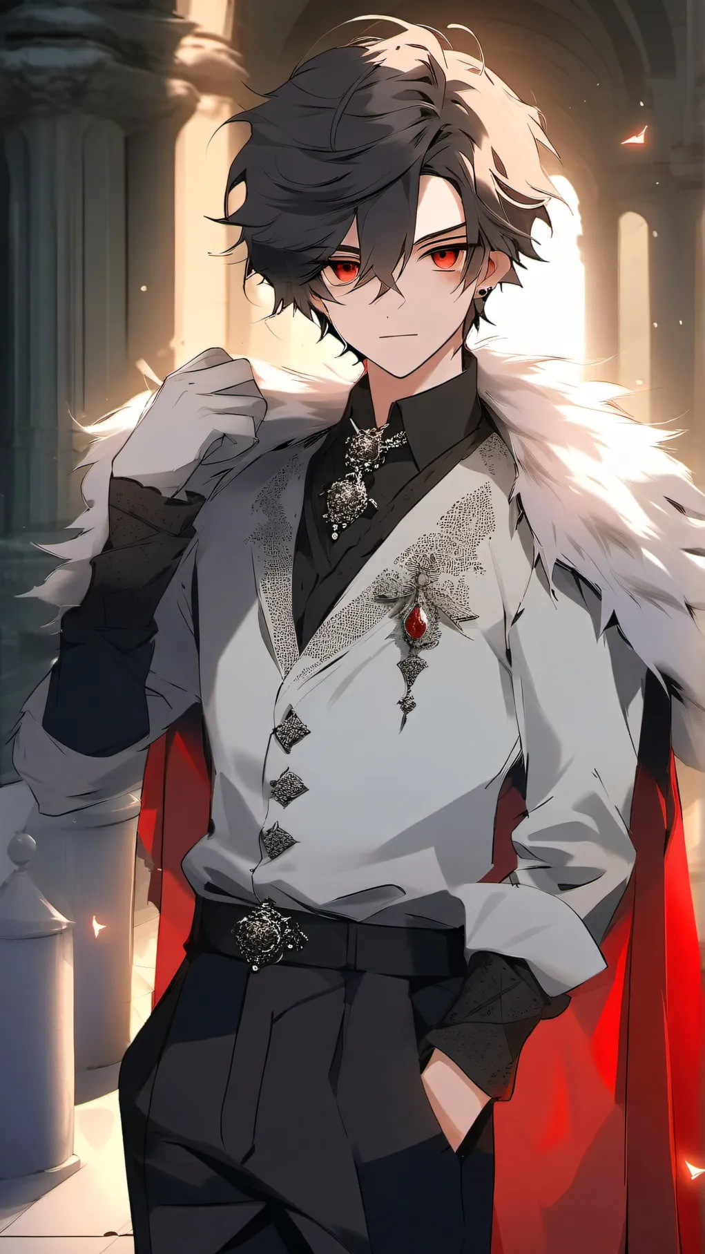 ai character: vampire background