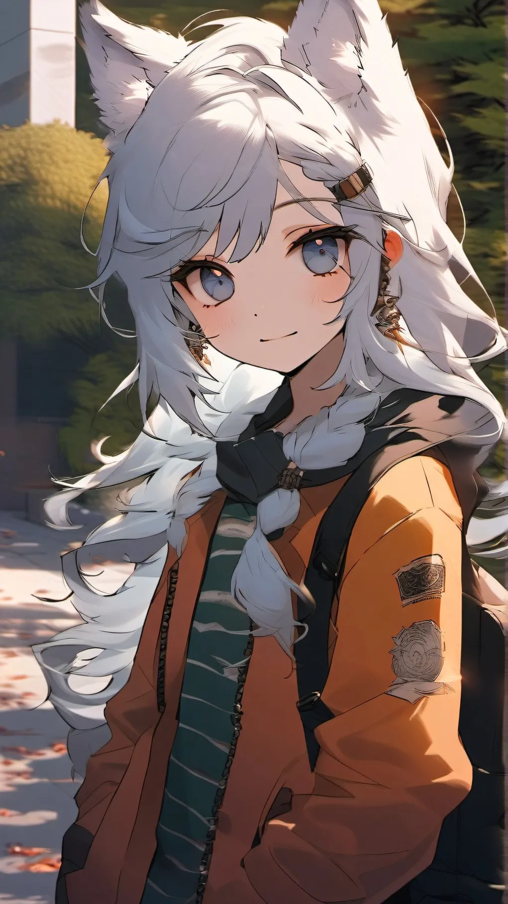 ai character: Luna background