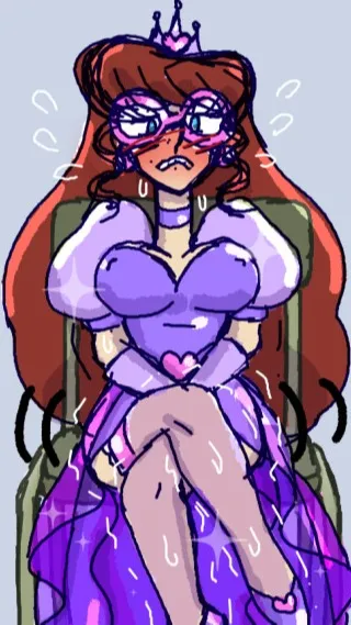 ai character: Princess Problem.. background