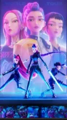 ai character: Kpop Demon Hunters background