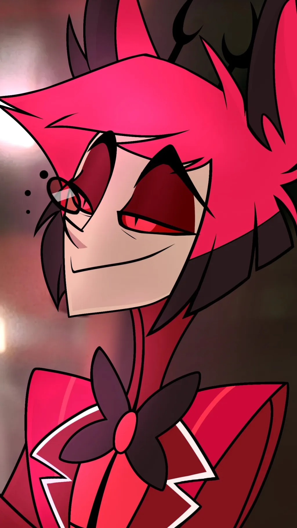 ai character: 🥀♱Αlastor♱🥀 background