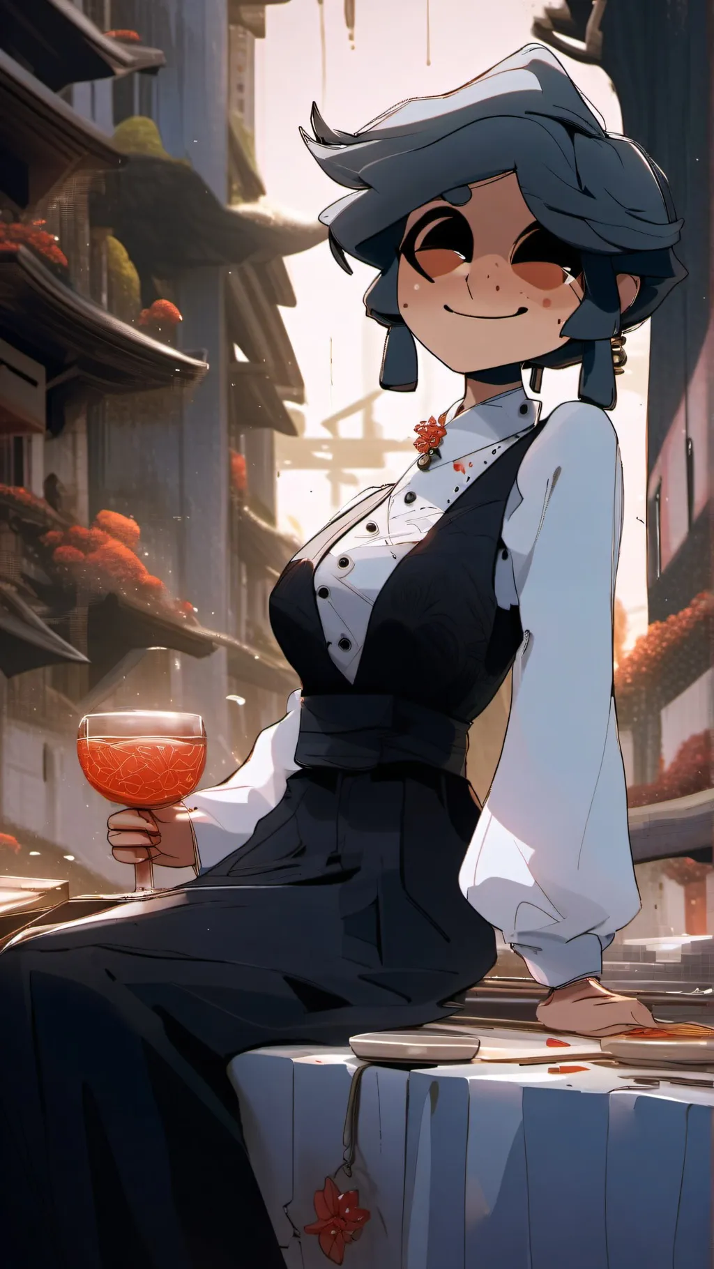 ai character: 💛CYN💛 background