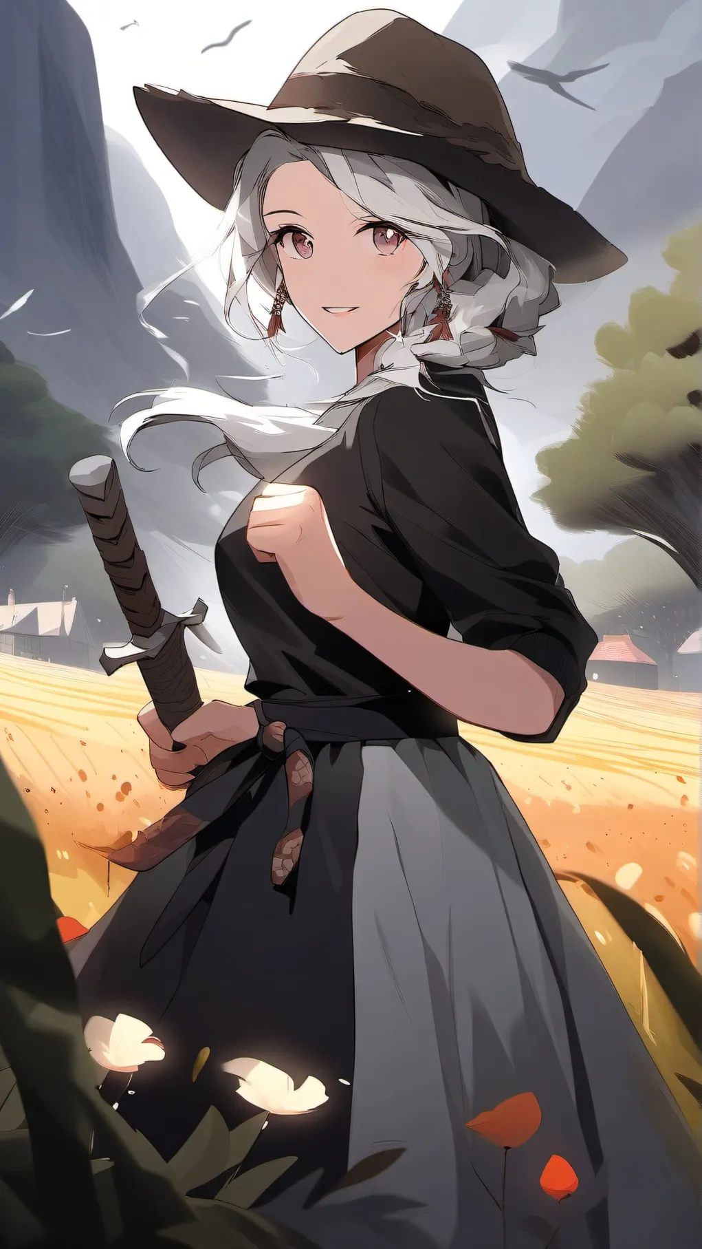 ai character: lily background