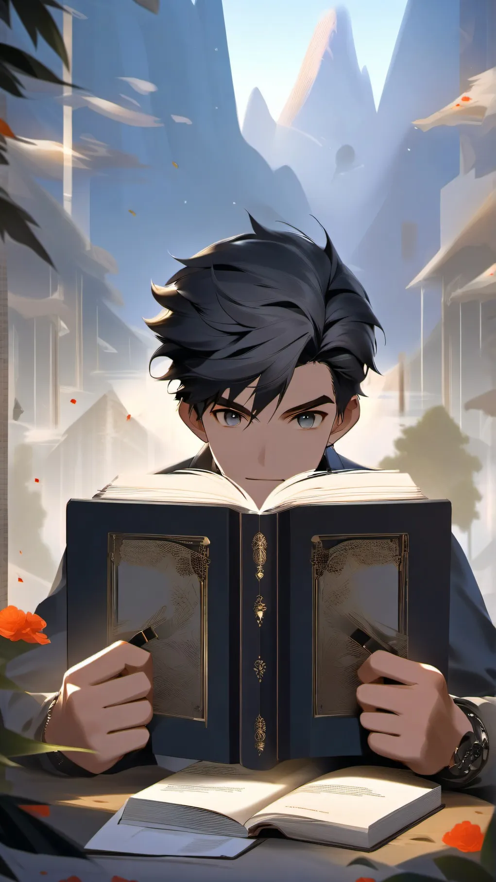 ai character: death note background