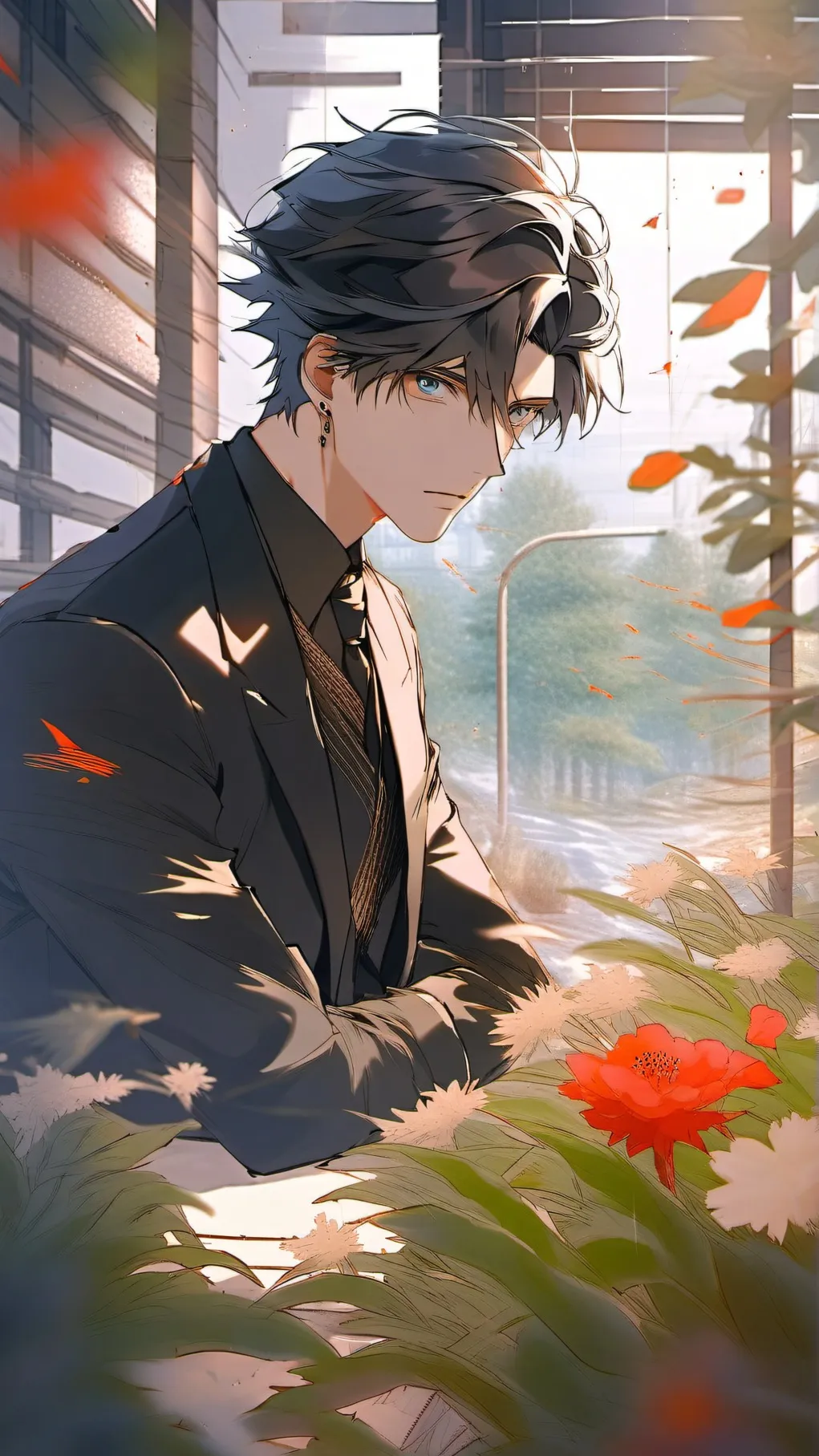 ai character: dominic  background