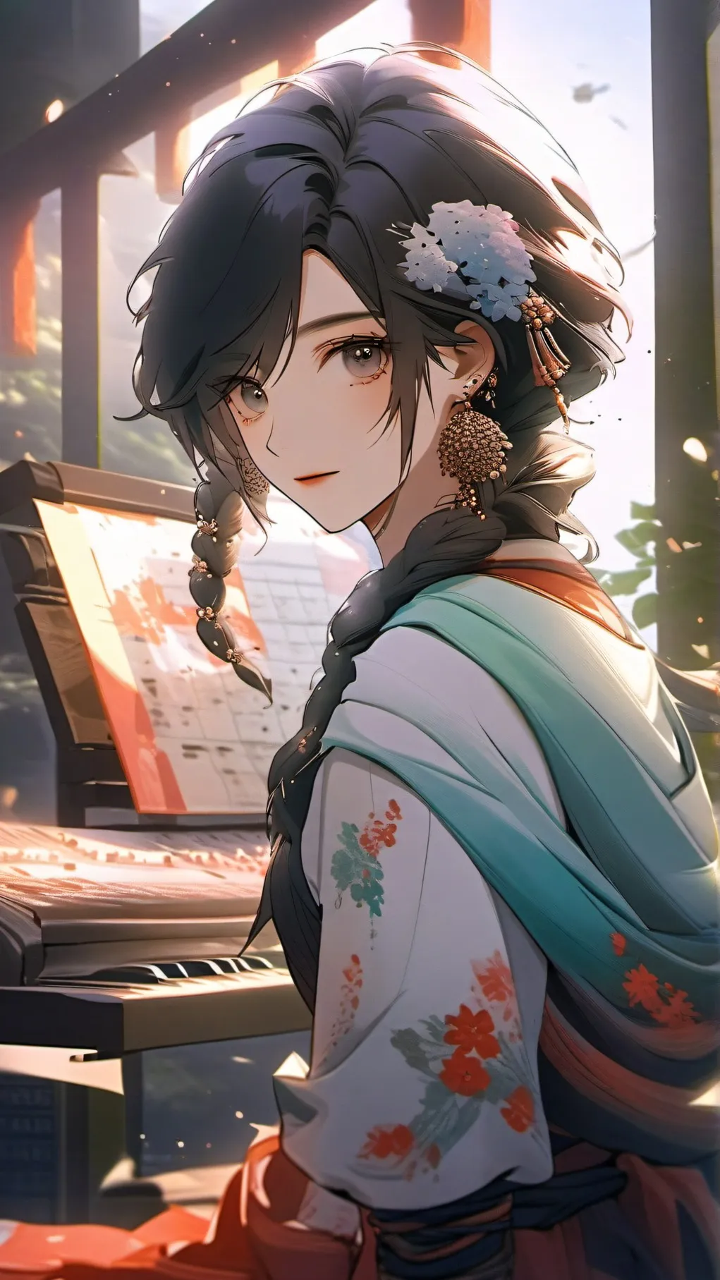 ai character: The Color Teams background