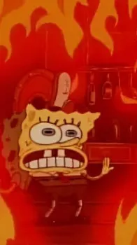 ai character: Angry Sponge background